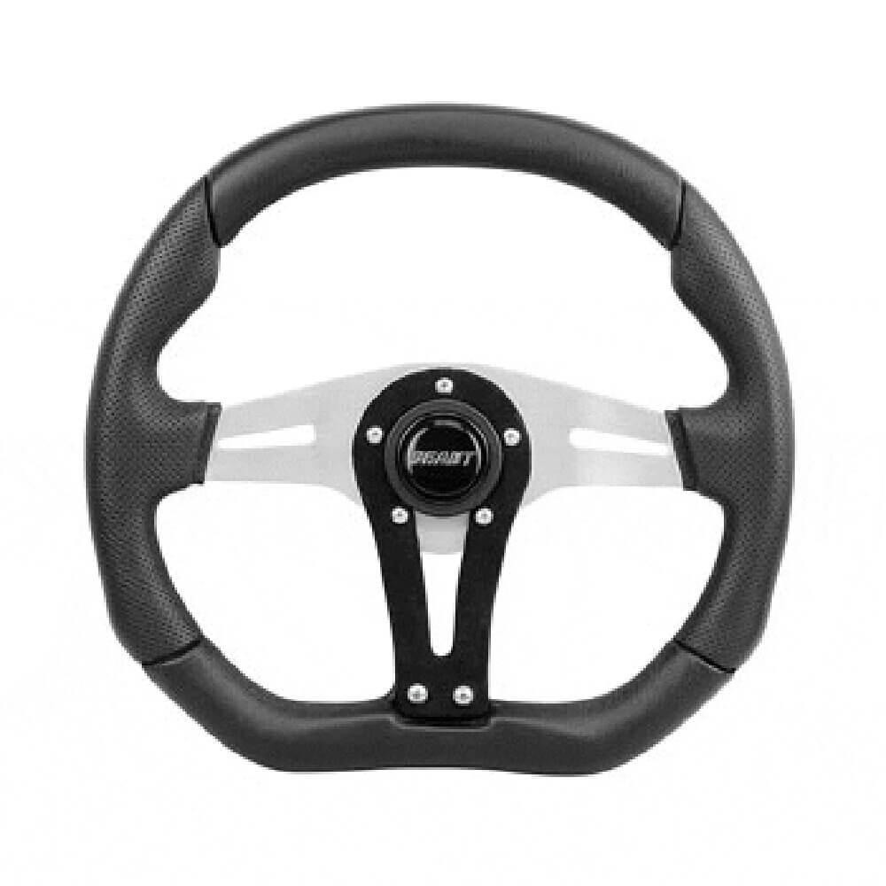 Yamaha Flat Bottom Aluminum / Black Steering Wheel (Models G1-G29/DRIVE)