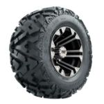GTW Specter 10 in Wheels with 20x10-10 Barrage Mud Tires - Set of 4