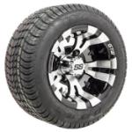 GTW Vampire 10 in Wheels with 205/ 50-10 Duro Lo-Pro Tires - Set of 4