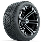 Set of 4 GTW Specter Wheels with Mamba Street Tires - 14 Inch