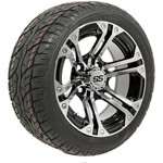 GTW Specter Wheels with Duro Lo-Pro Street Tires - 12x7 Inch